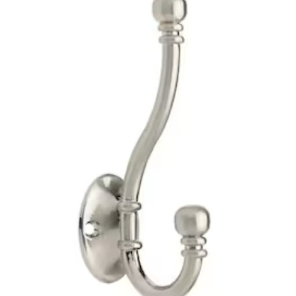 Everbilt Satin Nickel Coat and Hat Hook
